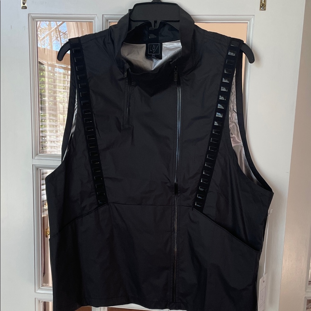 Lightweight Black Women's Vest with Zip Front